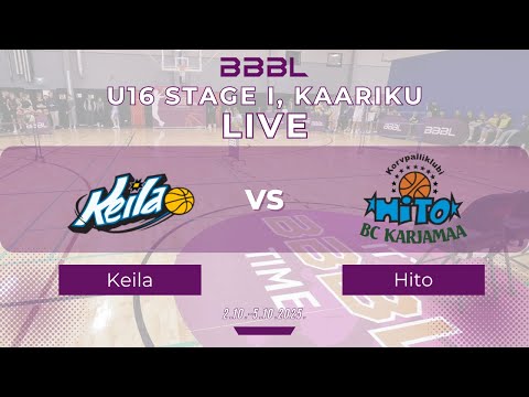 Keila BS 2010 vs KK Hito/Johvi Spordikool 2010 | BBBL Boys U16