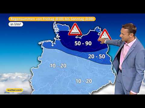 Wie wird das Wetter? Die aktuelle wetter.com 3-Tages Vorhersage (30.06.2017)