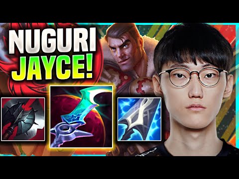 NUGURI DESTROYING WITH JAYCE! - FPX Nuguri Plays Jayce Top vs Gragas! | Season 11