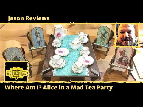 Jason's Board Game Diagnostics of Where Am I? Alice in a Mad Tea Party