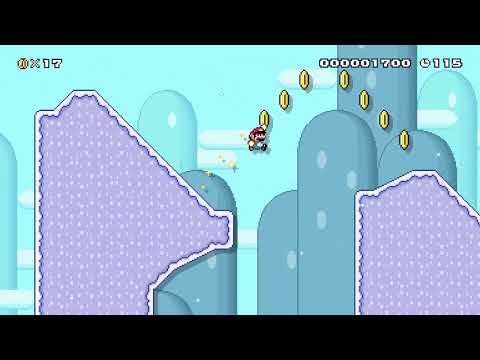 Dangerously Descending Downwards by + Knuckles 🍄 Super Mario Maker 2 ✹Switch✹ #bhe