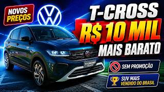 VW T-Cross FICA R$ 10 MIL MAIS BARATO! Agora ficou competitivo?