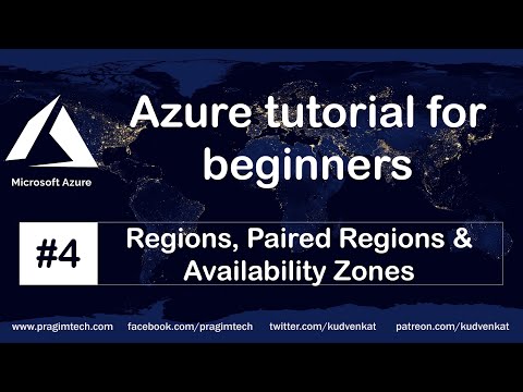 Azure Regions | Paired Regions | Availability Zones
