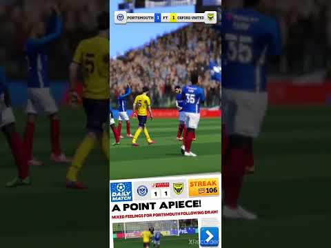 Score Hero 2022 / Daily Match : Portsmouth - Oxford United