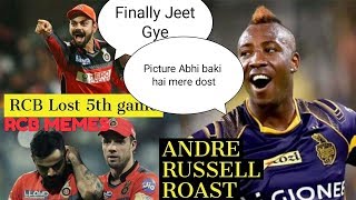Andre Russell Roast | RCB Memes 2019 | IPL 2019