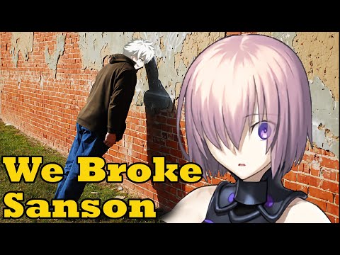 Sanson slams into a wall while Meuniere screams in the distance.