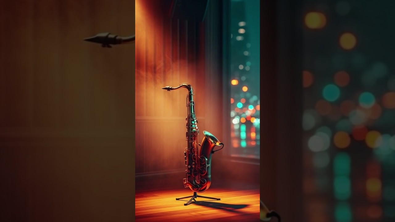 ジャズと休む夜… サックスの音色が心地いい ゆったりとくつろげる ジャズ BGM - 癒しのジャズ・ リラックスジャズ・ 落ち着くジャズ #shorts #ジャズサックス #jazz