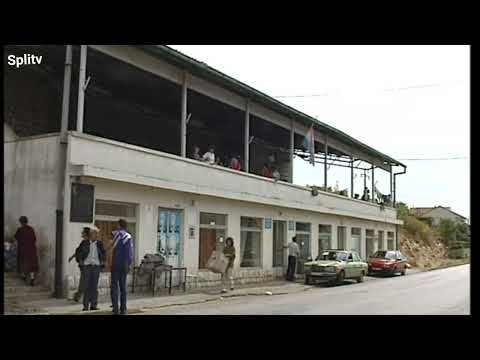 Hrvatske izbjeglice/prognanici u Trebižatu kraj Čapljine (BiH) 1993.