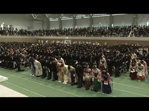 令和5年度岡山大学学位記等授与式