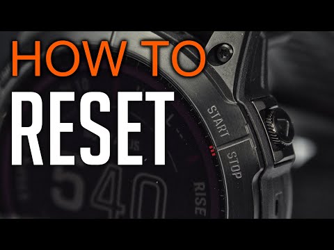 How to Factory Reset Garmin Fenix 7