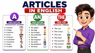 Master Articles in English | A An The Rules + Examples | Speak Fluent English
