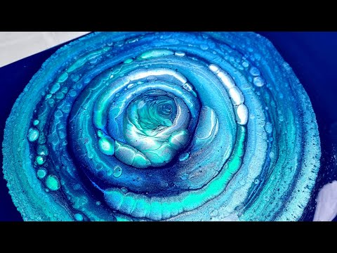 #94| Mother of the Earth🌍Dirty Cup Straight Pour w Gorgeous Metallic Paint - Cells Without Silicone