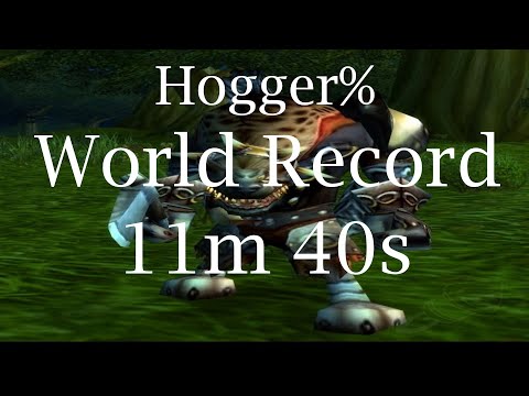 Classic WoW - Hogger Solo [OLD] World Record (11m 40s)
