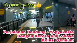 Download lagu Perjalanan Bandung - Yogyakarta dengan Kereta Api Lodaya Kelas Premium || Amiabiruby Trip Jogja mp3