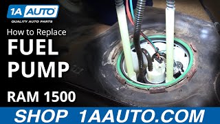 How to Replace Fuel Pump 26 gal. Gas Tank 08 Dodge Ram 1500