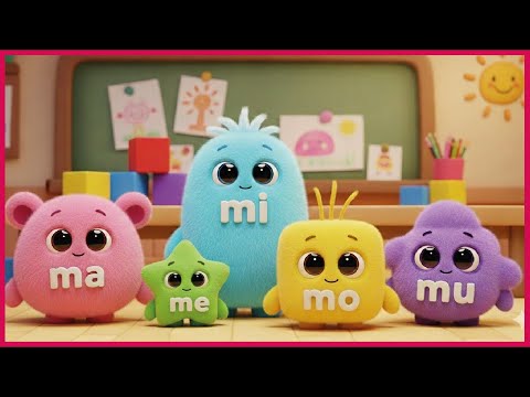 Sílabas MA, ME, MI, MO, MU : Aprendo Cantando Canción Infantil.