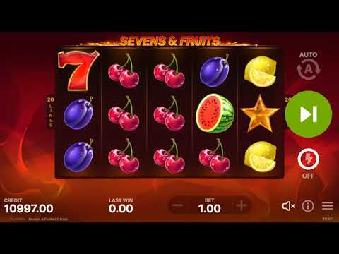 Sevens & Fruits: 20 Lines – Video Gameplay