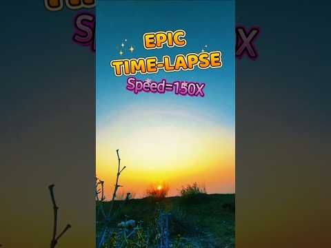 Nature Timelapse: Magical Sunrise Over the Great Kavir Desert⏳🌞💥