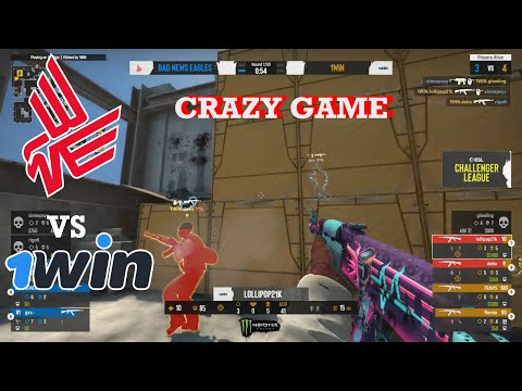 CRAZY GAME: BAD NEWS EAGLES vs 1WIN - ESL CL - HIGHLIGHTS