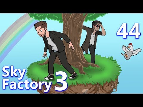 Minecraft: Sky Factory 3 w/ CaptainSparklez - Ep 44 - BLOOD AND DRAGON MOUNTS