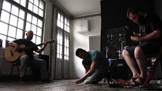 Free Jazz at Galeria I, Krakow, Poland-Rafal Mazur, Michał Dymny and Chacal del Tamborazo