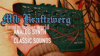 Video thumbnail for MFB Kraftzwerg // Keyboard played // Classic Patches by LESINDES