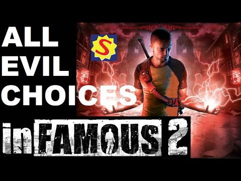 All Evil Choices & Evil Ending - Infamous 2