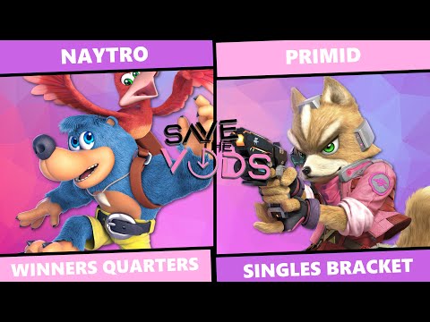 Save The Vods #65: Winners Quarters - Primid (Fox) Vs Naytro (Banjo) SSBU Singles