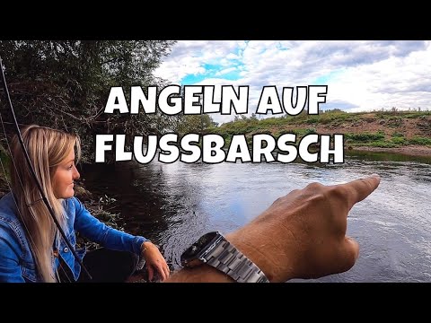 SIE fängt IHM die Fische weg | Angeln auf Barsch mit Wurm, Spinner und Gummifisch | Vlog #93