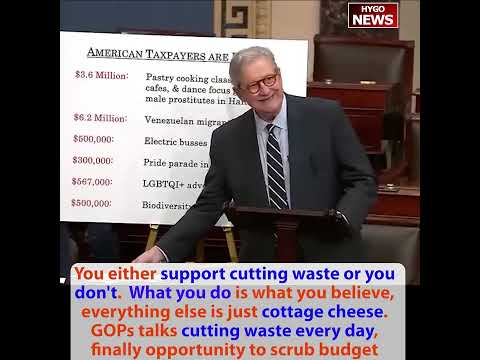 Kennedy on Rescission Bill: You either support cutting waste or don't, What you do, cottage cheese