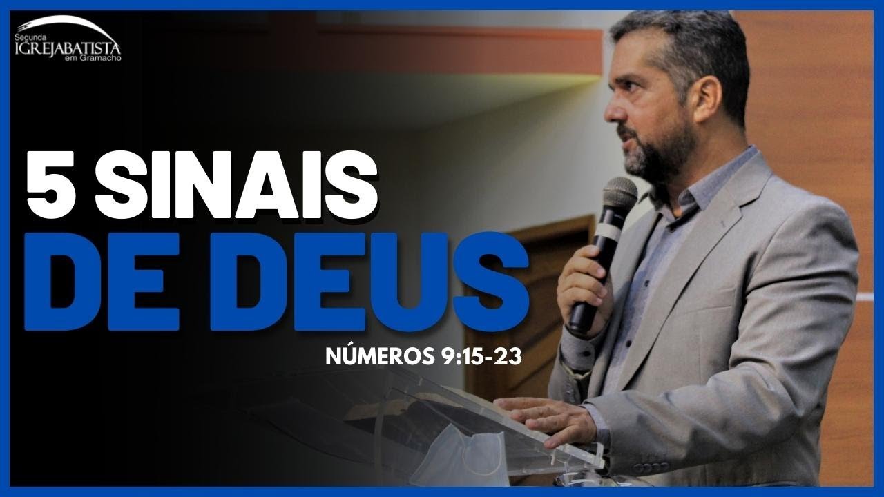 5 SINAIS DE DEUS - PR. ELIZEU ROCHA - NÚMEROS  9:15-23