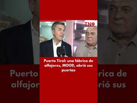 Puerto Tirol: una fábrica de alfajores, MOOD, abrió sus puertas