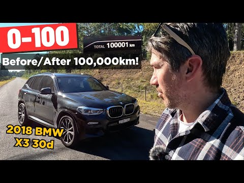 BMW X3 xDrive30d ownership experience at 100,000km (0-100 degradation, servicing costs, wear & tear)