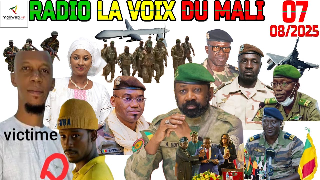 La Revue de Presse de la RADIO LA VOIX DU MALI du 07 Août 2025