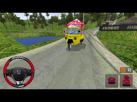 💥 off-road driving challenge - Piaggio Ape Auto ice cream Truck - BUS SIMULATOR INDONESIA - Android 