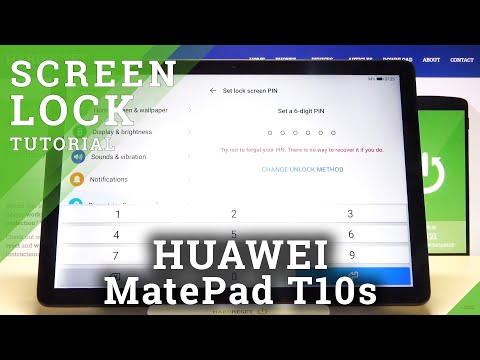 How to Set Up Screen Lock on HUAWEI MatePad T10s – Screen Lock Method
