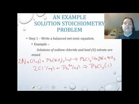 Solving Solution Stoichiometry Problems