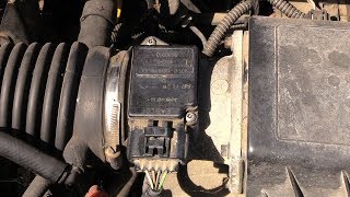How to Clean Mass Air Flow Sensor-FORD Vehicles! Easy