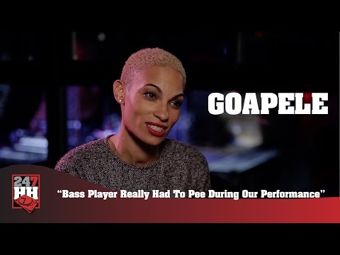 Goapele - Bass Player Really Had To Pee During Our Performance (247HH Wild Tour Stories)