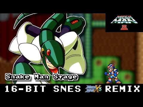 [16-Bit;SNES]Snake Man - Mega Man 3【MMX3 Style, Remix, AddmusicK】