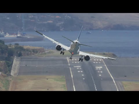 INCREDIBLE Go-Arounds at Madeira Airport