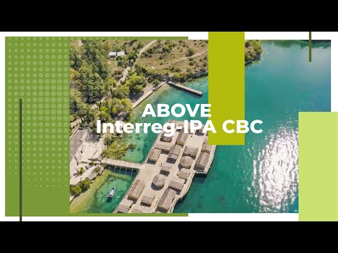 The Bay of Bones, Ohrid, North Macedonia ( from above )