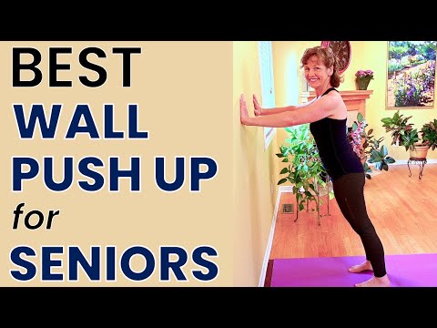 BEST Wall Push Ups for Seniors & Beginners