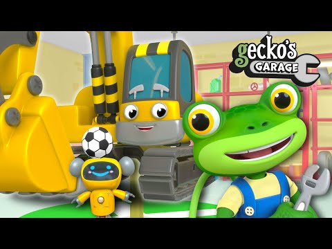 Eric the Excavator's Service | Gecko's Garage | Trucks For Children | Cartoons For Kids
