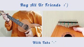 Hug All Ur Friends - Cavetown | Kalimba Cover with Tabs &amp; Lyrics