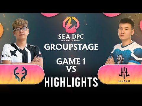 Game 1: Execration vs Lilgun | DPC SEA 2022 Tour 3: Division I & II