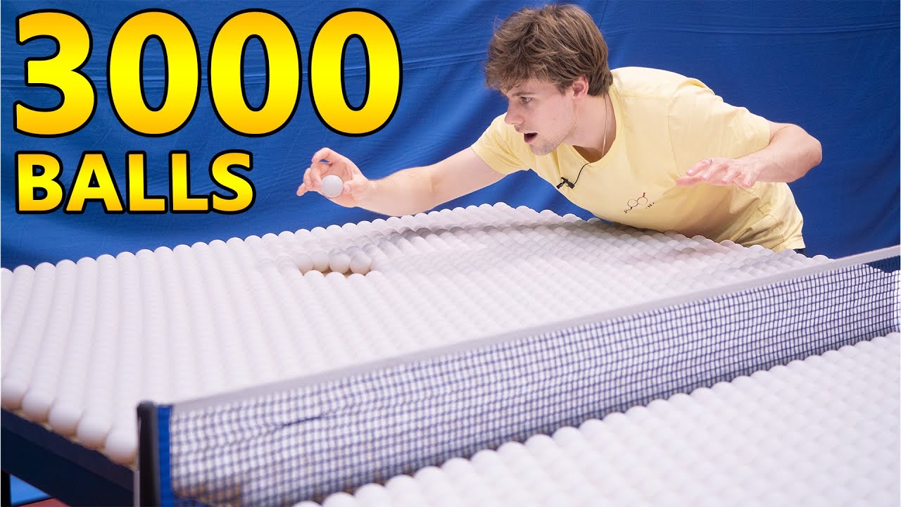 The Most Satisfying Ping Pong Challenge - YouTube