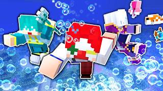 【マイクラ】全てが水中の世界でエンドラ討伐【マインクラフト】