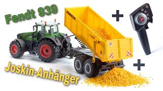 SIKU CONTROL (6860) 2,4GHz RTR Set mit Fendt 939 Vario + Joskin-Anhänger + Zubehör