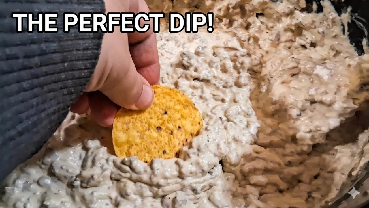 Easy 4-Ingredient Crockpot Queso | Perfect Party Dip!